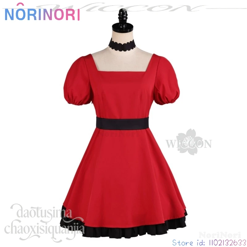 Фото Костюм для косплея Ruby Hoshinoo из аниме Oshi no Ko, сезон 3, сексуальное красное платье в стиле гот-лолита с чокером, для Хэллоуина и Рождества №4
