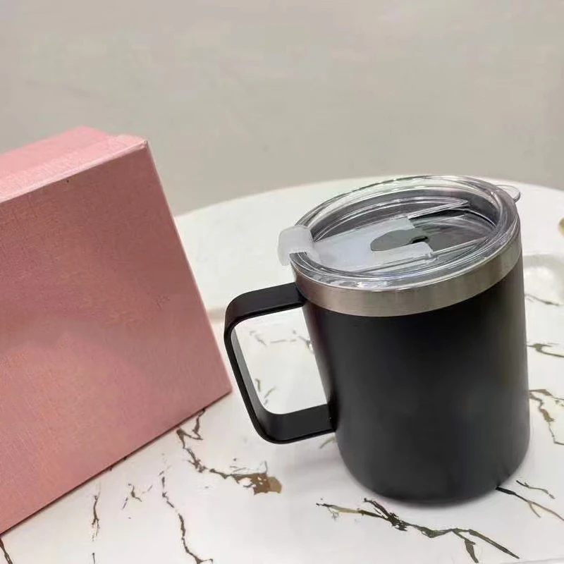 2022 New High-Value Stainless Steel 304 Exquisite Gift Box Car Portable Outdoor Indoor Handle Thermos Cup Coffee Cup Gift Spoon
