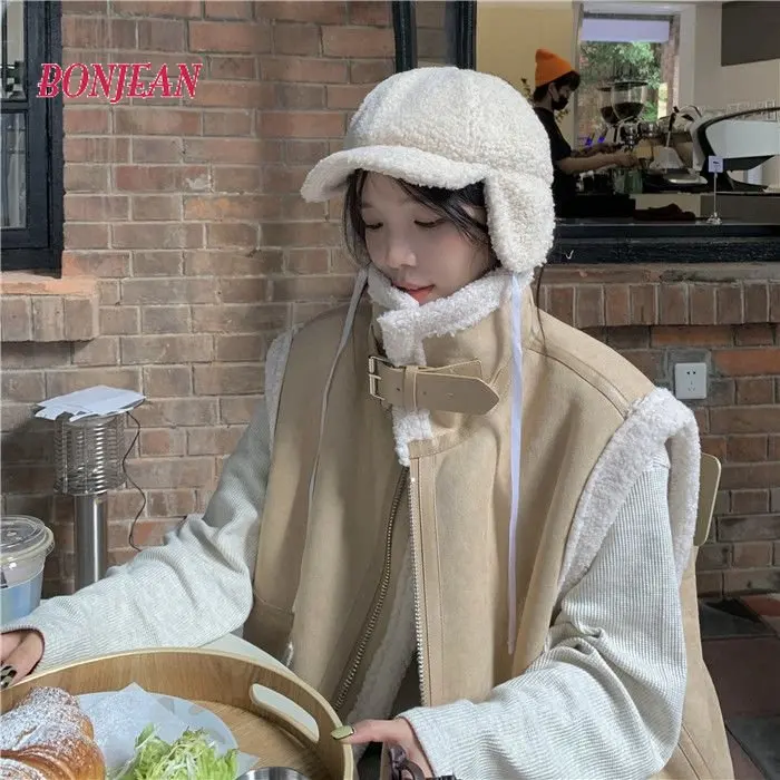 Autumn Winter Women's Fleece Packet Cotton Jacket Parkas Coats Winter Clothes Women Tops  Stand Collar Cotton Padded Outwear