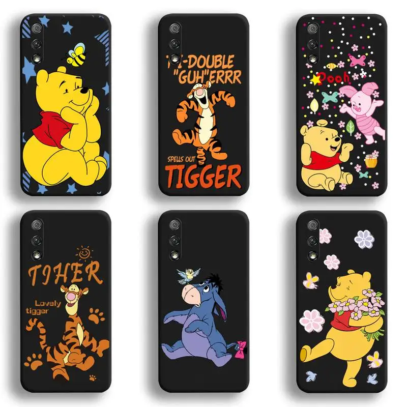 

Pooh Bear Winnie Tigger Eeyore Phone Case For Huawei Honor 30 20 10 9 8 8x 8c v30 Lite view 7A pro