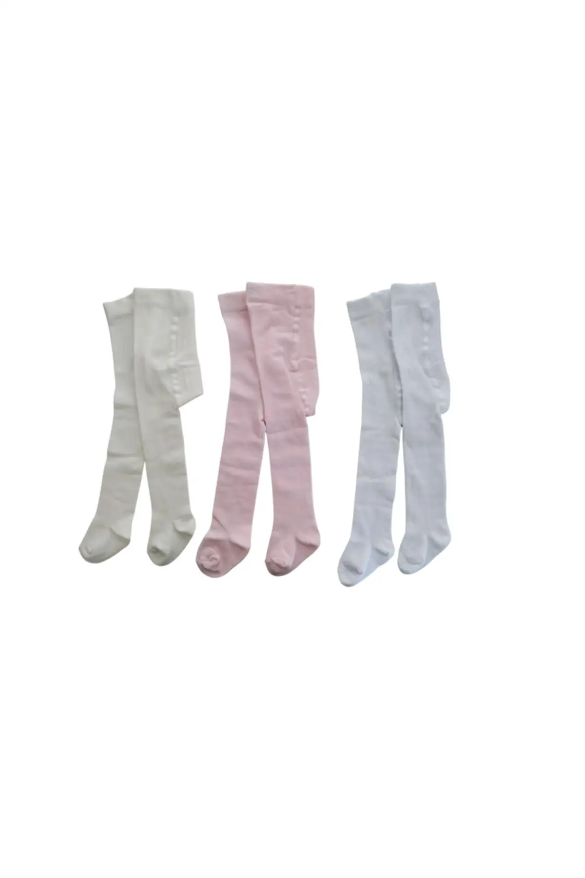 

Baby Pantyhose Set 3 PCs 3'lü Cotton-Spandex socks Pink Underwear