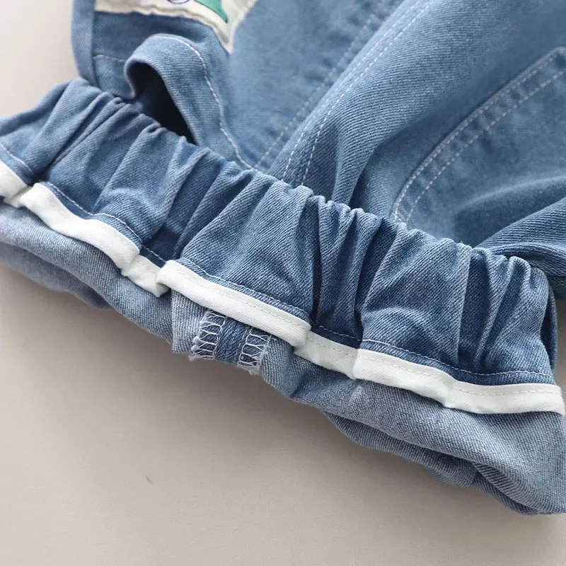 Новый осенний комплект детской одежды джинсовые брюки для мальчиков 1-5 лет