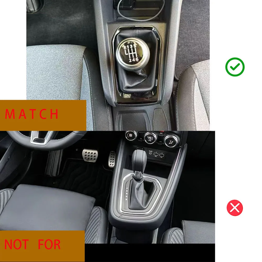 Фото Цветная декоративная крышка коробки передач из углеродного волокна ABS для Renault Clio V 2019-2025 с левым рулем №2