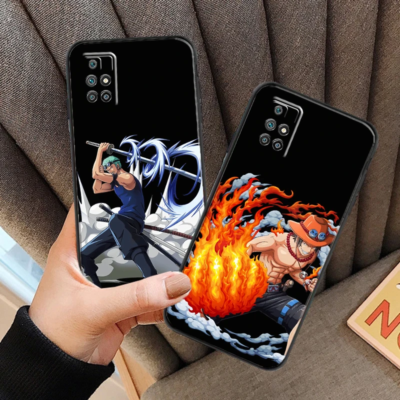 

One Piece For Xiaomi Redmi 10 Phone Case Protect Coque Back Carcasa Funda Soft Liquid Silicon