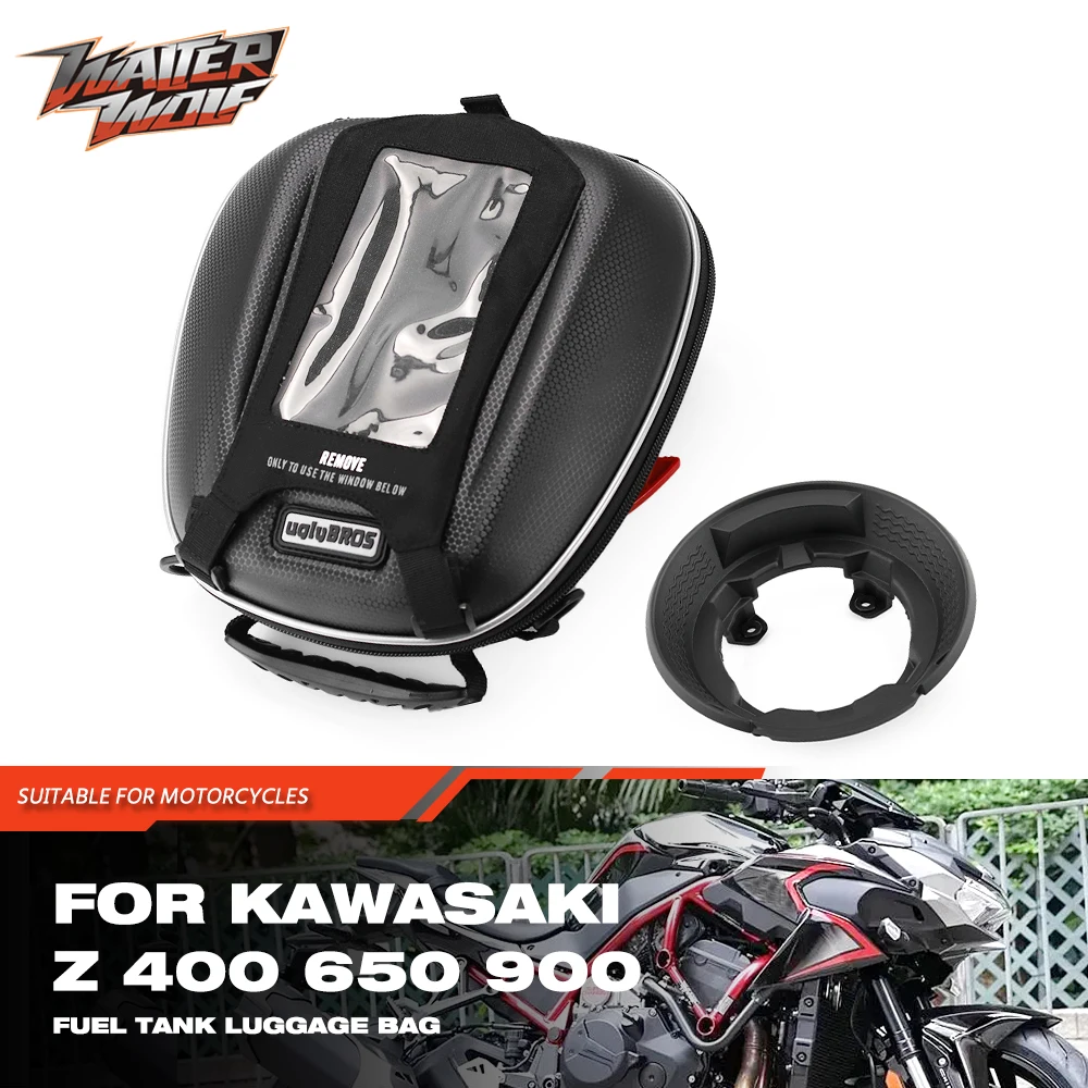 

Для KAWASAKI Z400 Z 650 900 ZH2 KLX 230/R ZX6R H2 2017-2023 сумка для топливного бака мотоцикла аксессуары Сумки для навигации и гонок Tanklock