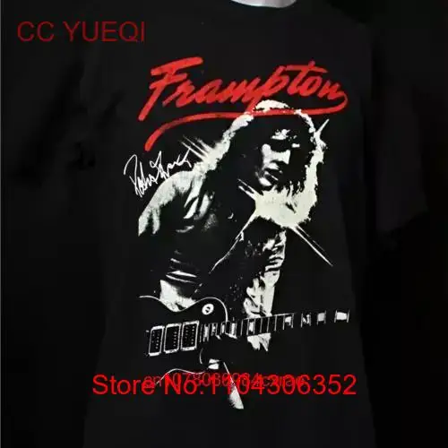 Редкая мужская черная футболка Peter Frampton Singer S 235XL K542 с длинными или короткими