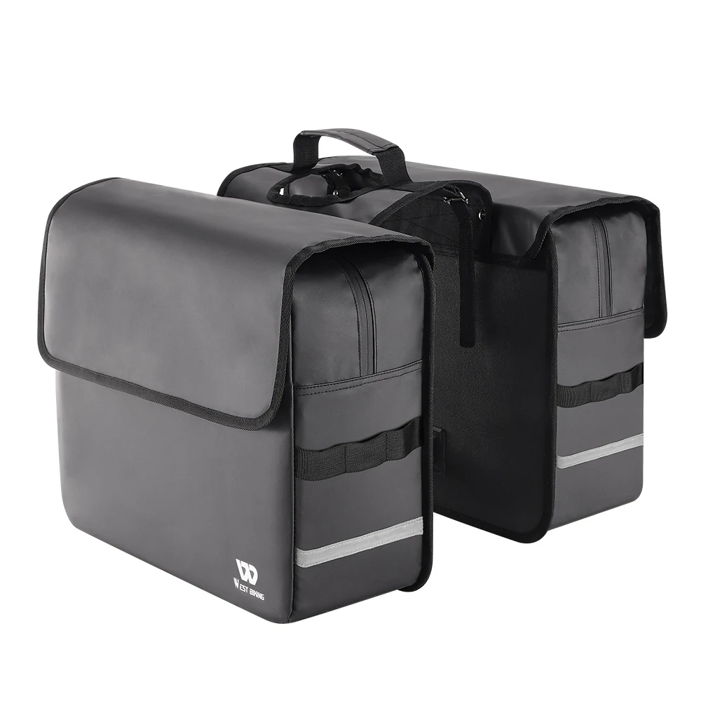 

WEST BIKING Bicycle Rear Seats Bag Large Capacity Bicycle Carriers Rack Seats Trunk Bags Luggage Carriers Waterproof Cycling Bag