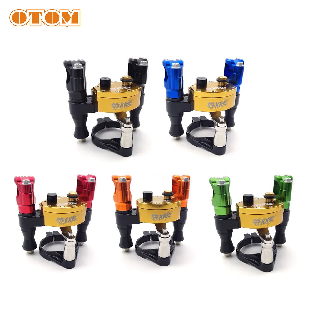 OTOM For HONDA CRF CRF250R 2014-2017 Motorcycle Parts Adjustable Steering Damper Stabilizer Handlebar Riser Clamp Bracket Kit