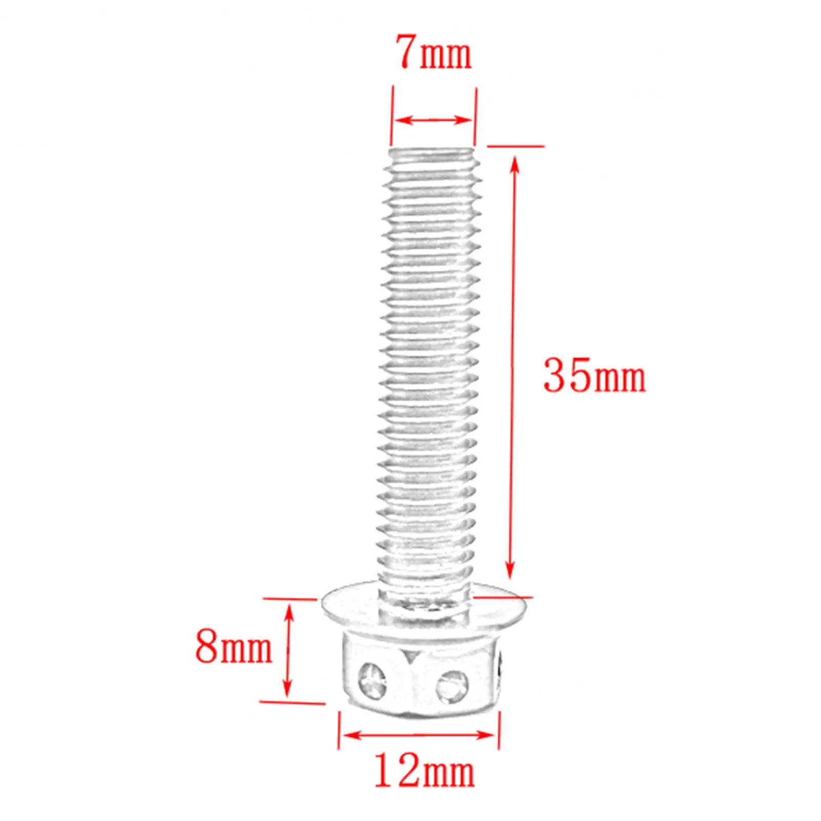Фото 5 шт. титановых колесных болтов M8, подходят для Vespa GTS300, прямая замена, профессиональные, высокопроизводительные №4