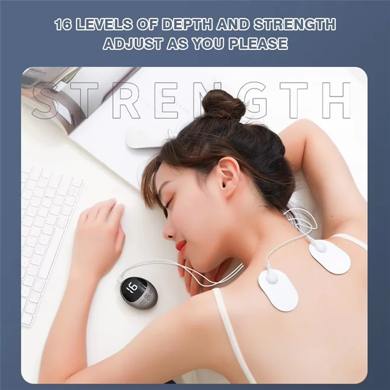 AB43-USB-заряжаемый мини-умный массажер для шеи и плеч для дома, электрический пластырь для облегчения шейного отдела позвоночника (art.: 3920d27047bc2) - 3920d27047bc2