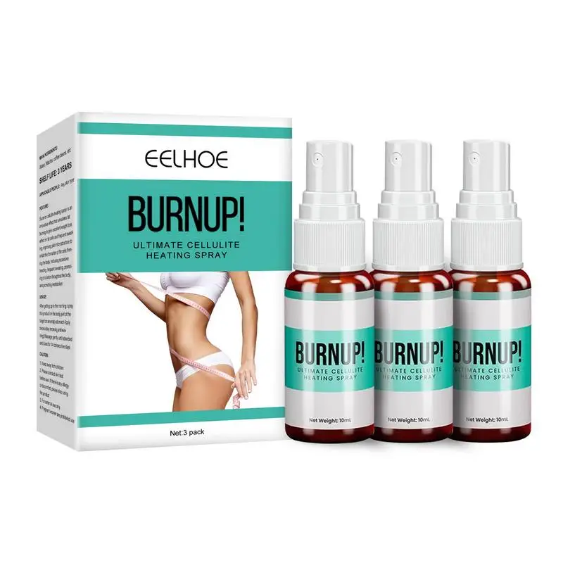 

3 Pack 10ml Slimming Hot Sprays Fat Burning Anti Cellulite Sprays For Body-Shape Loss Weight Slimming Natural Cellulite For Men