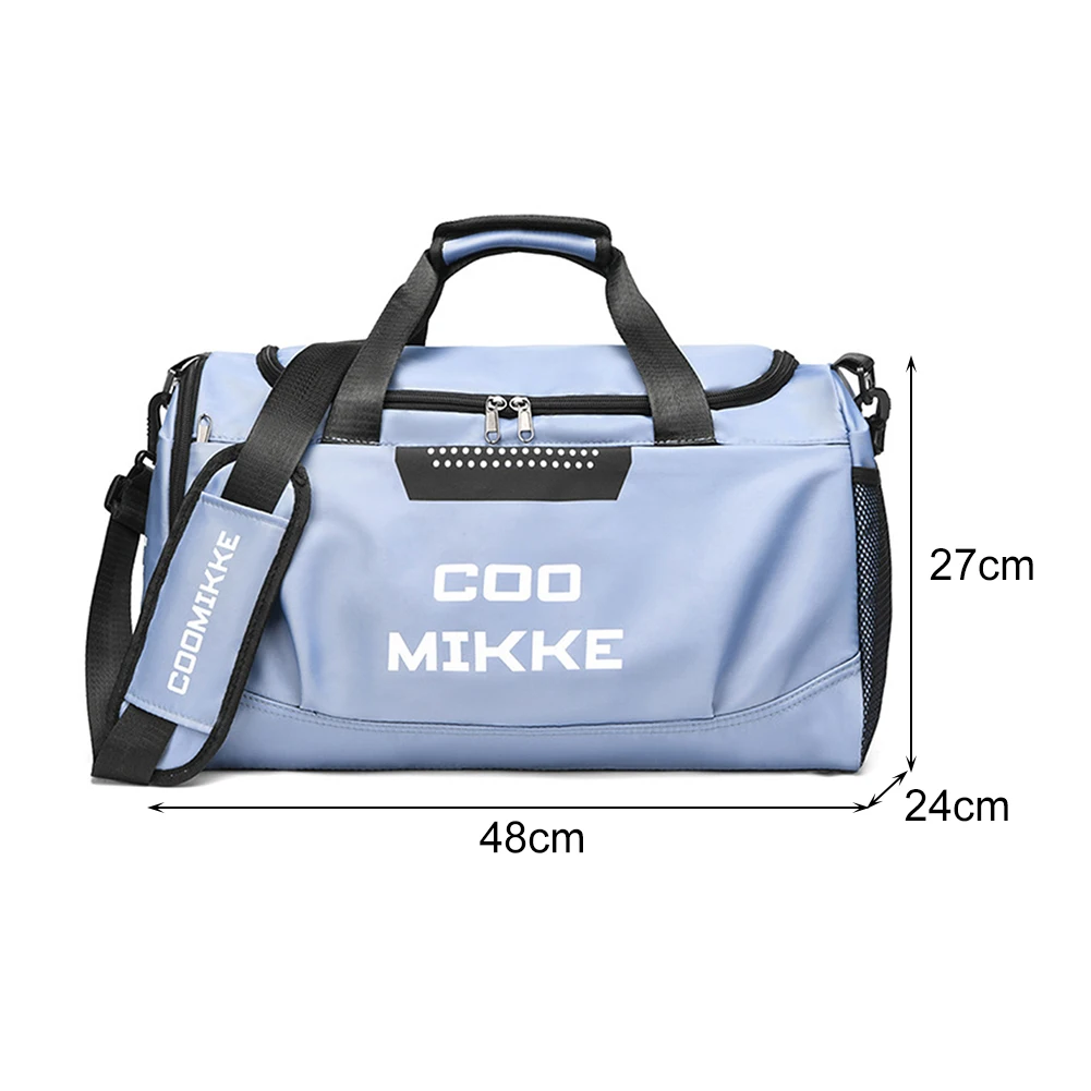 Women Men Gym Bags For Fitness Training Handbags Outdoor Travel Luggage Bags Waterproof Large Capacity Dry Wet Separation Bags