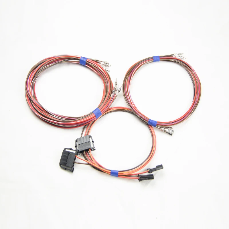 

Подходит для Golf 7 Mk7 Tiguan Jetta Octavia Touran Жгут проводов звукового сигнала задней двери Кабель динамика задней двери Высокий и низкий разъем жгута низкого динамика