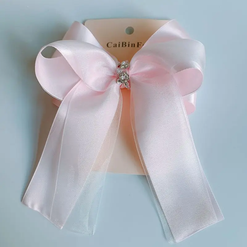 

Children's hair accessories top clip chiffon princess flower girl big hair clip