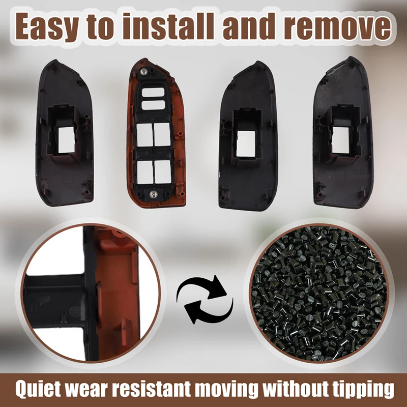 4 шт./компл. панель переключателя подъема стекла для Toyota Land Cruiser Prado LC150 10-13 74231-60670