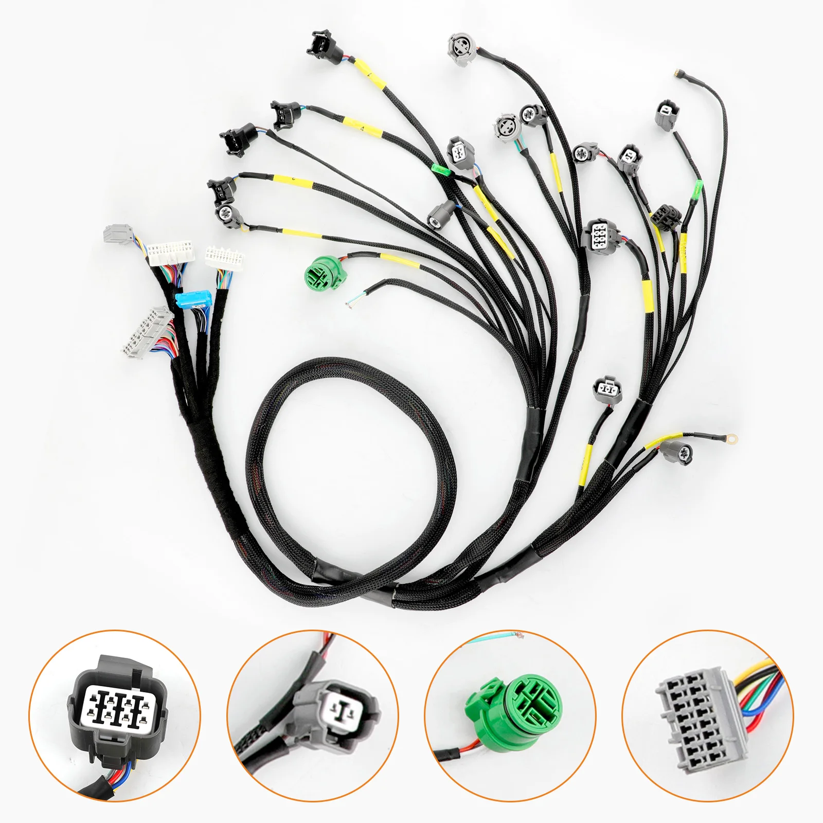 Жгут проводов двигателя MAXPEEDINGRODS для Honda Civic Integra B16/B18/D16 OBD1 бюджетный двигатель D&ampB