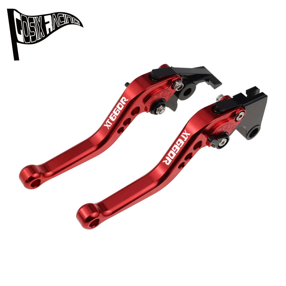 Фото Подходит для XT660R XT660X 2004-2016 XT 660R XT 660 X Аксессуары для мотоциклов с ЧПУ Короткие тормозные рычаги сцепления Набор регулируемых ручек №1