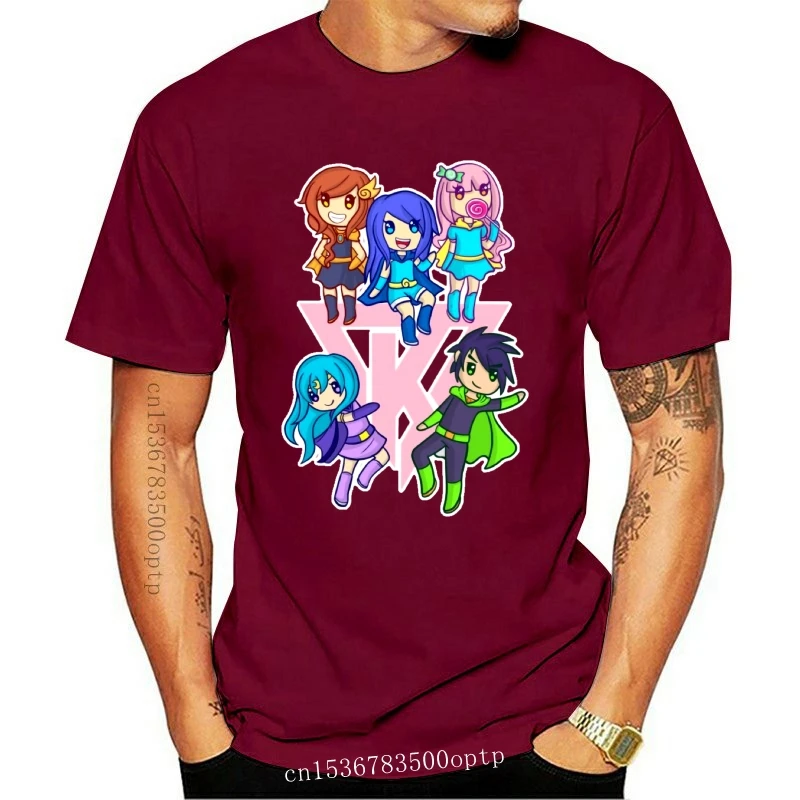 Tee Funneh and the Krew Pink T-Shirt Its Funneh t shirt funneh merch stampylonghead funneh krew funneh cake draco funneh 5616A