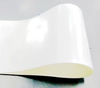 pu belt perimeter1600 2000mm w90mm t1mm 2mm glossy surface white food grade pu conveyor belt water resistance