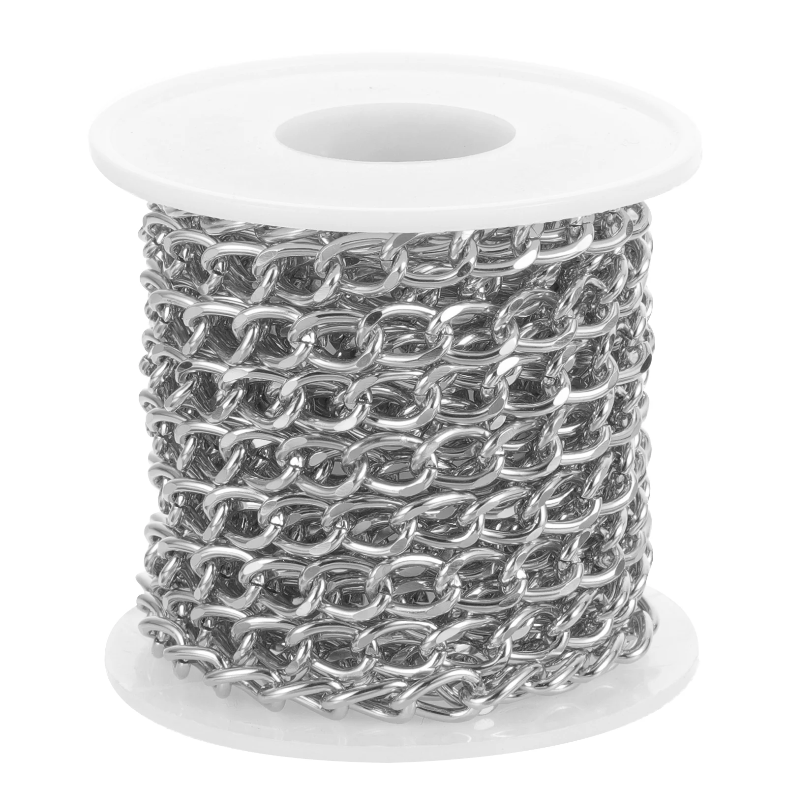 1 Roll of Necklace Chain Jewelry Making Link Chain DIY Necklace Bag Craft Metal Chain