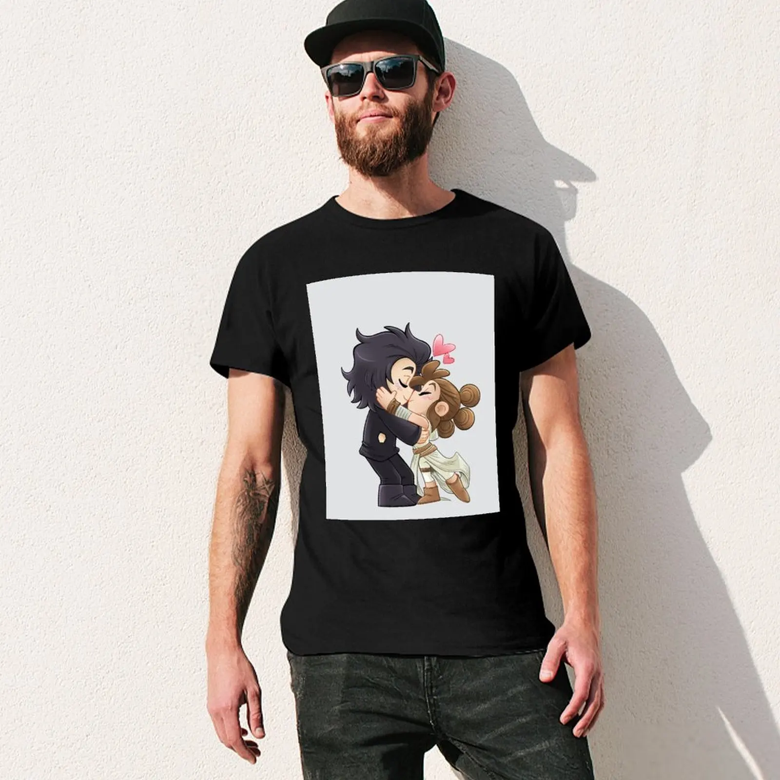 Футболка Space Sweethearts- Happy Ending Smooch-Chibi Cuties футболки с рисунком аниме для мужчин