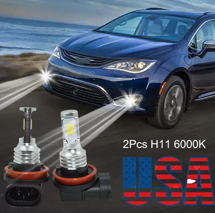 

2x H16 H11 70 Вт светодиодный противотумансветильник ры для Jeep Grand Cherokee 2014-2020 6000K