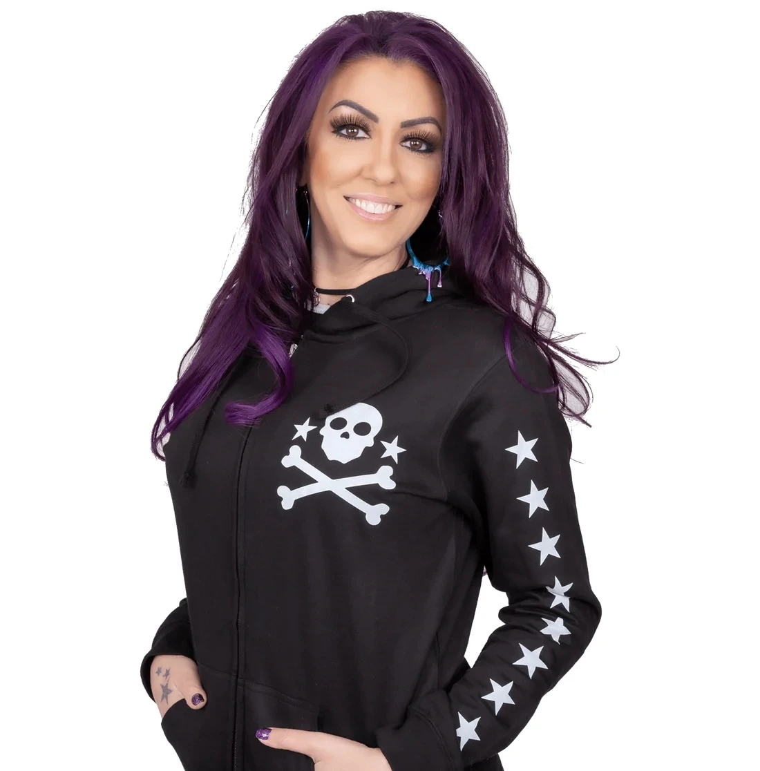 

Y2K clothing Letter print Oversized hoodie Sweatshirt Goth Hoodies Harajuku skull print Grunge Zip Hooded Women Streetwear emo