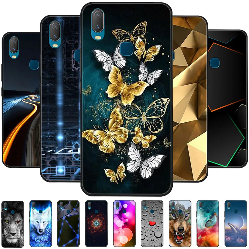 Защитный силиконовый чехол для телефона Vivo Y11 2019 чехол 6,35 дюйма, задняя крышка для Vivo 1906 Y11 2019 VIVOY11 Y 11, чехлы, оболочка