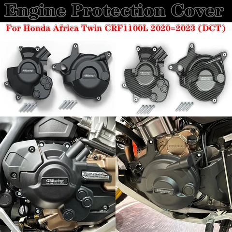 Для Honda Africa Twin CRF1100L 2020-2023 (DCT) и Africa Twin CRF1100L Adventure Sport (DCT) Защитный чехол для гоночного двигателя