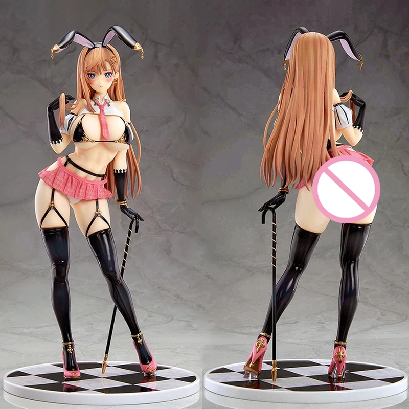 

29cm Native Pink Cat Mataro Gal Bunny Girl Sexy Anime Figure Blue Archive Ichinose Asuna Action Figure Adult Model Doll Toys