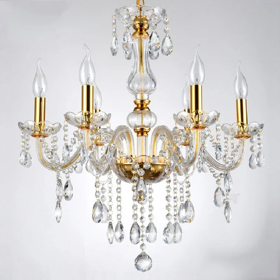 

Modern crystal chandelier K9 crystal 110~240V lustres de cristal chandelier for living room or bedroom lighting lustre