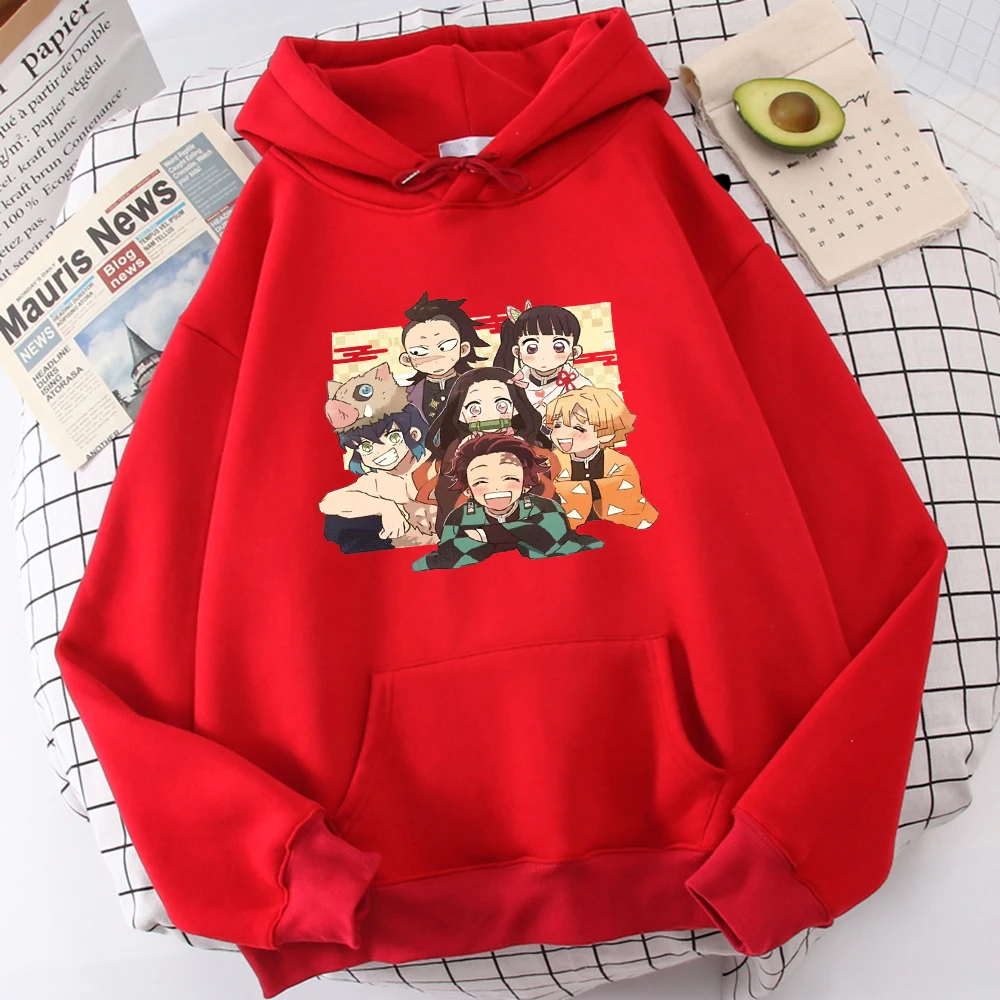 

Толстовка мужская с капюшоном, свитшот с рисунком из аниме «рассекающий демонов», стиль Харадзюку, Размеры S-Xxl