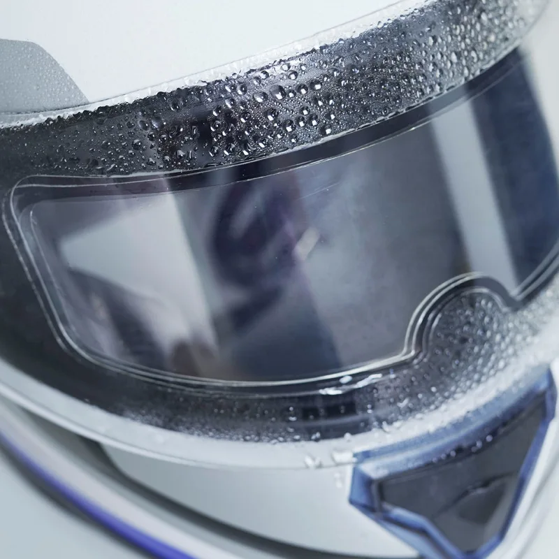 Мотоциклетная водонепроницаемая пленка для шлема, противотуманная пленка для лобового стекла, универсальная HD внутренняя противотуманная наружная водонепроницаемая пленка, прозрачная маска