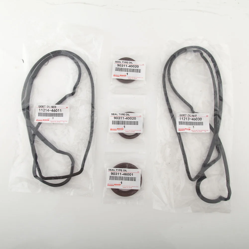 

Для Lexus GS300 IS300 SC300 для Toyota Supra 1997-1998 11213-46030 11214-46011, уплотнение коленчатого вала, головка цилиндра, крышка клапана, прокладка