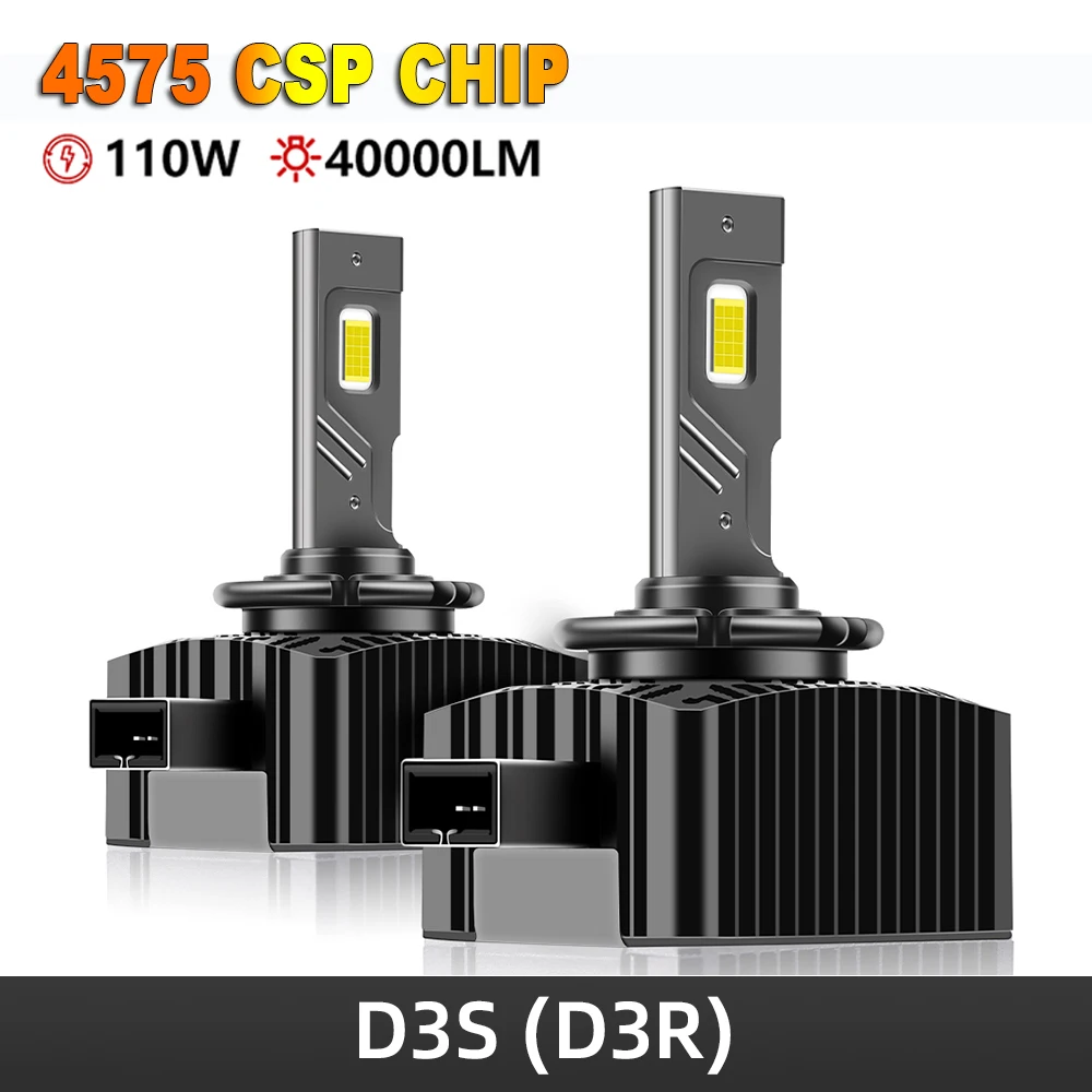 

1 пара D1S светодиодные фары D3S Canbus лампы 4575 CSP D4S D5S D2S Led 110 лм Вт супер яркие D1R D4R D2R D3R D серии автомобильные лампы