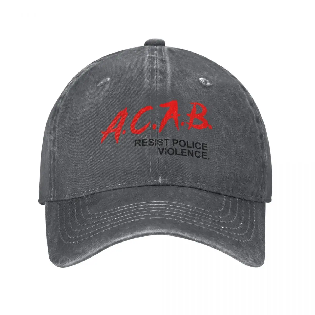 Фото Черная бейсболка с логотипом ACAB, дизайнерская шляпа, рождественская шляпа, вечерние шляпы, мужские и женские кепки для гольфа, мужские кепки №1