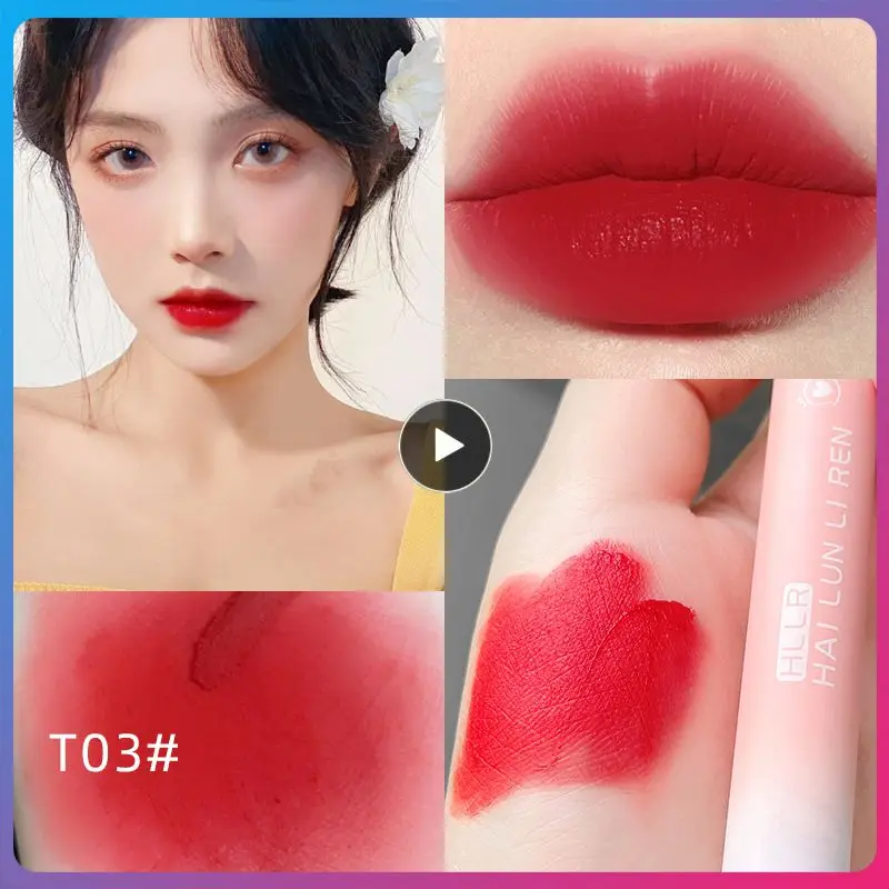 

Liquid Lipstick Velvet Matte Lip Gloss Cosmetic Waterproof Lip Glazed Long Lasting Lipsticks Red Lip Tint Maquiagem TSLM2