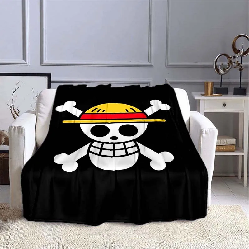 

Anime One Piece 3D Print Rectangle Blanket Flannel Blanket Flannel Wearable Blanket Unique Throw Blanket for Sofa Bed