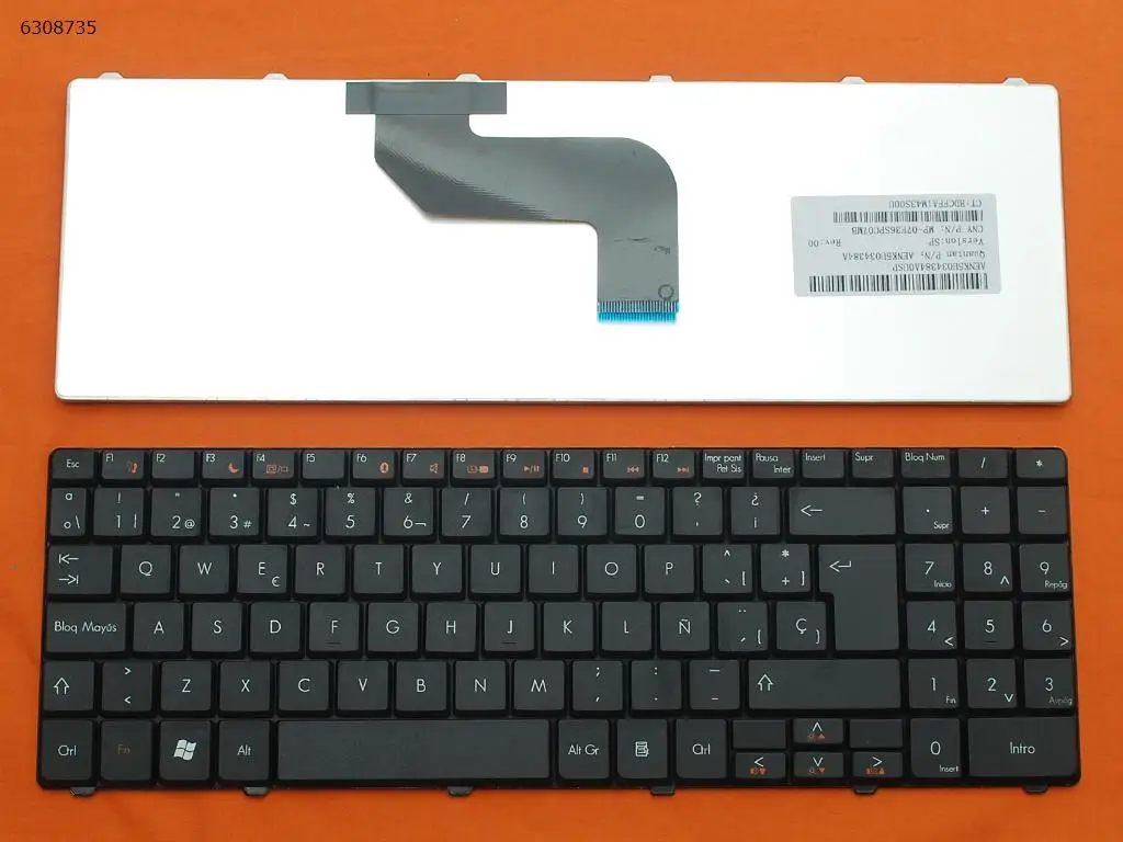 

SP Laptop Keyboard for GATEWAY NV52 NV53/Packard Bell EasyNote DT85 LJ61 LJ63 LJ65 LJ67 LJ71 BLACK Version 1