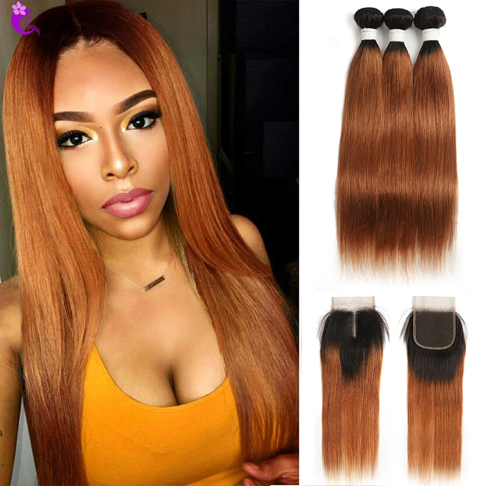 

Straight Human Hair Bundles With Closure 1B 27 99j Ombre 3 Bundles Bone Straight Bundles Brazilian Raw Virgin Human Hair Bundles