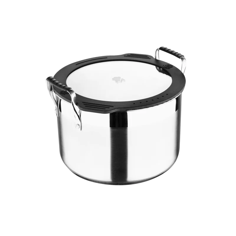 

by - 7.3 Qt Nesting Stainless Steel Stock Pot with Flat Glass Lid, 7.3 Quarts, Polished