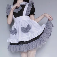 mandylandy cosplay japanese sexy cat maid costume character performance set anime costume black and white waitress maid