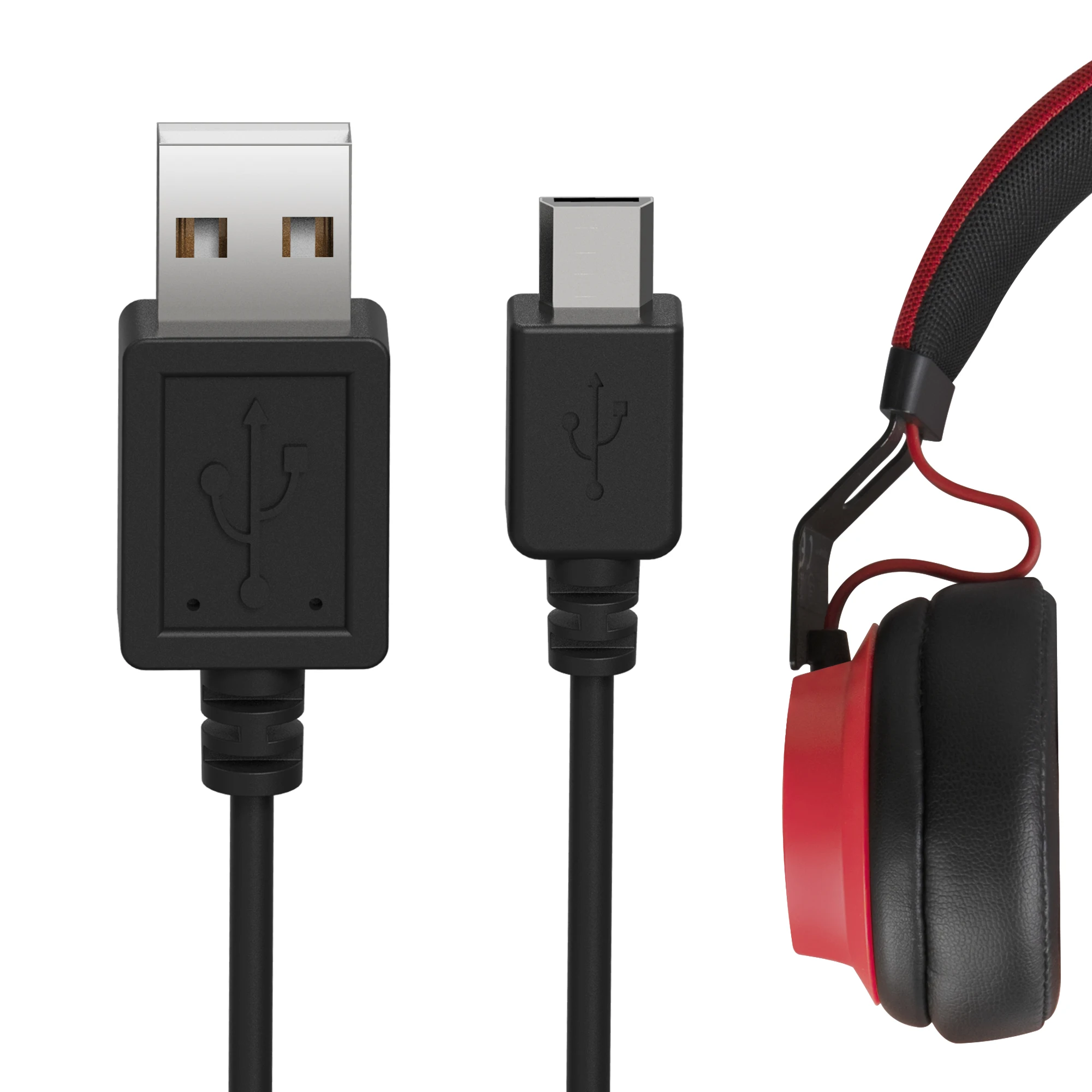 

Geekria Micro-USB Headphones Short Charger Cable, Compatible with Jabra Move, Elite 65t, 65e, Elite Sport, Halo Smart Charger