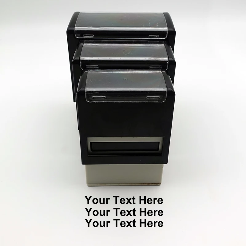 Штамп с индивидуальным адресом максимальный текст 6-линейный самокрасочный