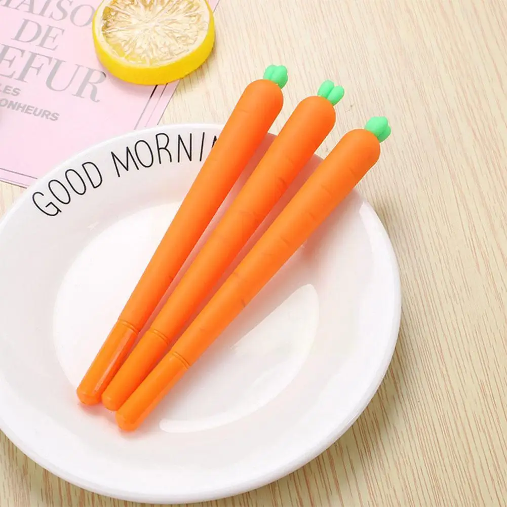 

1pc Carrot Style Cartoon Gel Pen Cute Magic Pens Kawaii Gel Pens For School Writing Novelty Stationery Girls Gifts B2p0