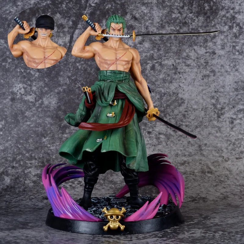 

Anime One Piece 24CM Roronoa Dream Zoro Figure Collectible Figurine Model Cartoon Children Kids Boy Toy Gift Free Shipping Items