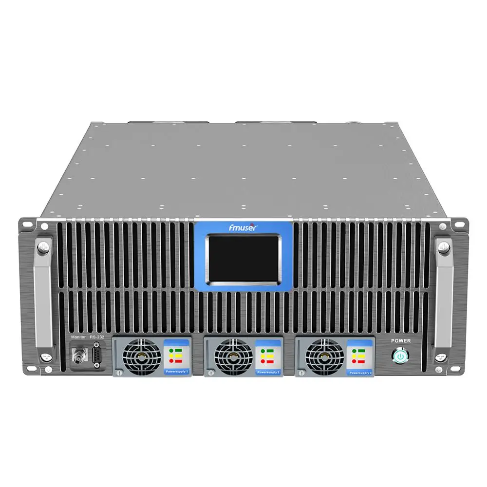 

FMUSER FSN-3500T 3.5KW 3500W FM Transmitter 4U Size For FM Radio Station Brodcasting
