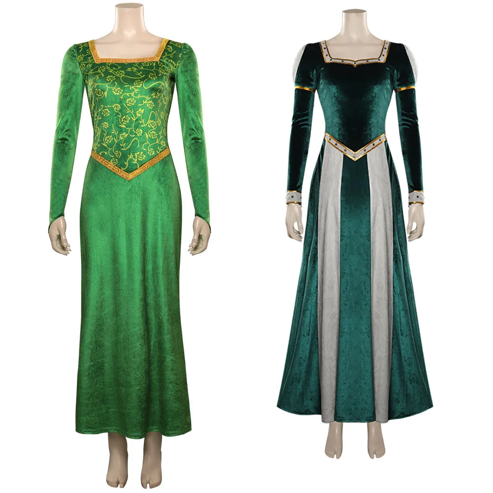

Fiona Princess Cosplay Costume Dress Outfits Halloween Carnival Suit