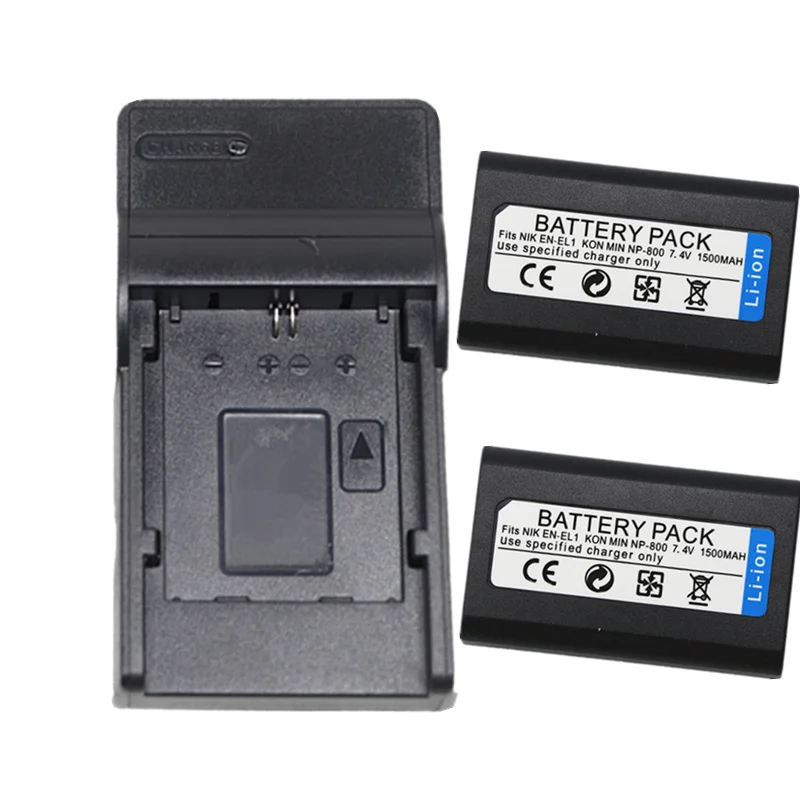 Аккумулятор для камеры EN-EL1 с USB-зарядным устройством для Nikon MH-50 Cooipix 4300 4500 4800 5000 5400 5700 775 8700 880 885 E880