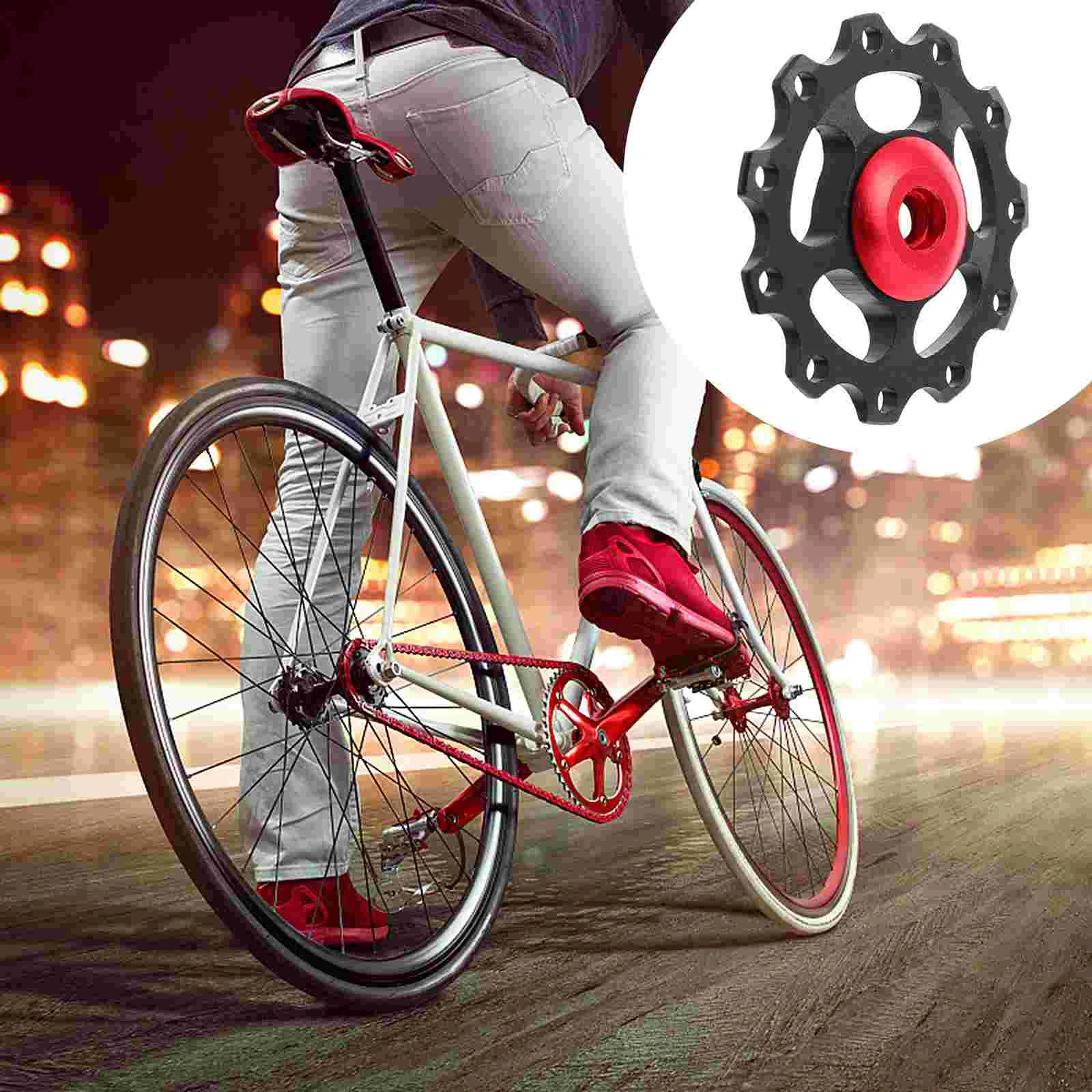 

Derailleur Pulley Bike Rear Guide Roller Mountain Replacement Parts Derailleurs Tool Wheel Accessories